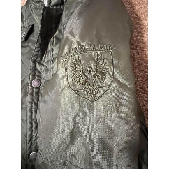 Calvin Klein Jeans Girl Toddler 2T Winter Coat Hooded *missing zipper* - Picture 5 of 10